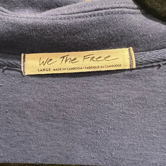 NWT Free people ruby blue longline jacket - Picture 6 of 8